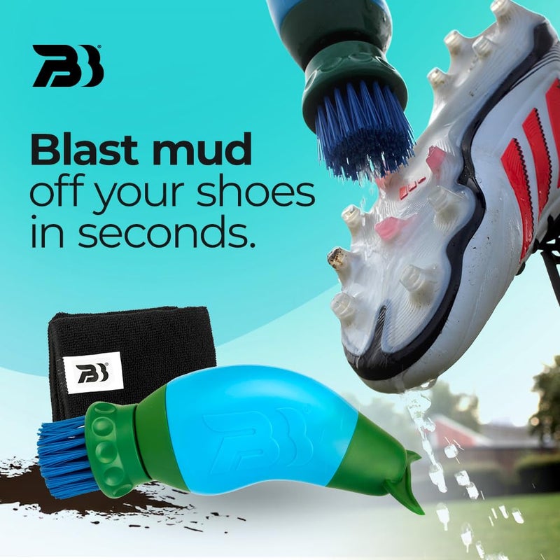 BootBuddy Shoe & Boot Cleaner Brush â€“ Footwear Cleaning Kit for Hiking Boots, Golf Shoes, Football Boots, Running Shoes & Wellies â€“ Cleans Mud, Dirt & Stains in Minutes â€“ As Seen on Dragonsâ€™ Den - Image 2